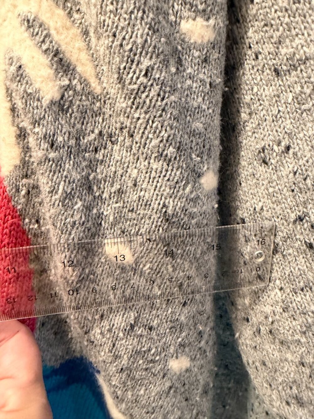 Unique Hand-Knit Rabbit Sweater - Picture 4 of 4
